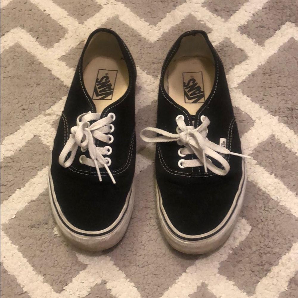 authentic black vans